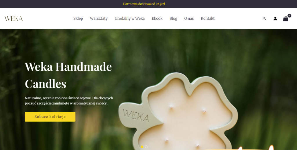 Разработка интернет-магазина свечей